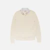 Layered silk knit sweater