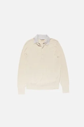 Layered silk knit sweater