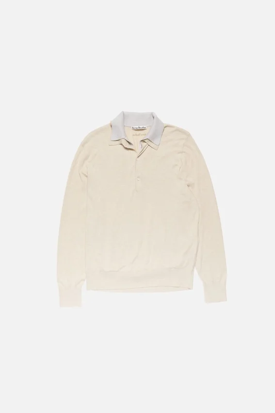 Layered silk knit sweater