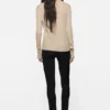 Layered silk-wool cardigan