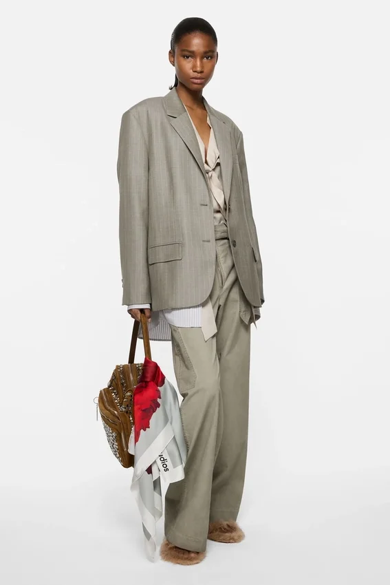 Layered suit jacket