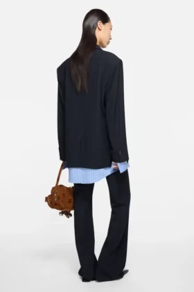 Layered suit jacket