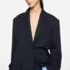 Layered suit jacket