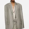 Layered suit jacket