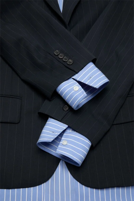 Layered suit jacket
