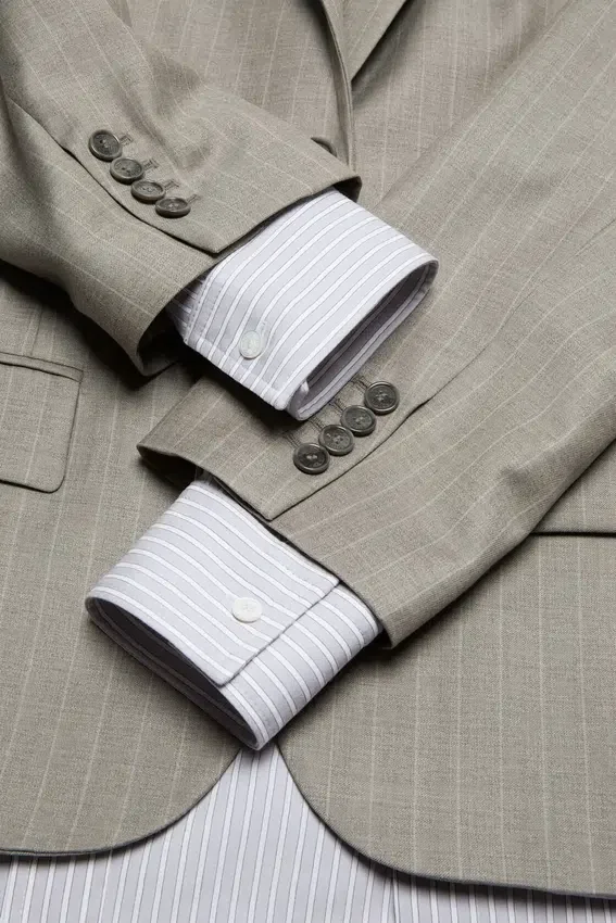Layered suit jacket