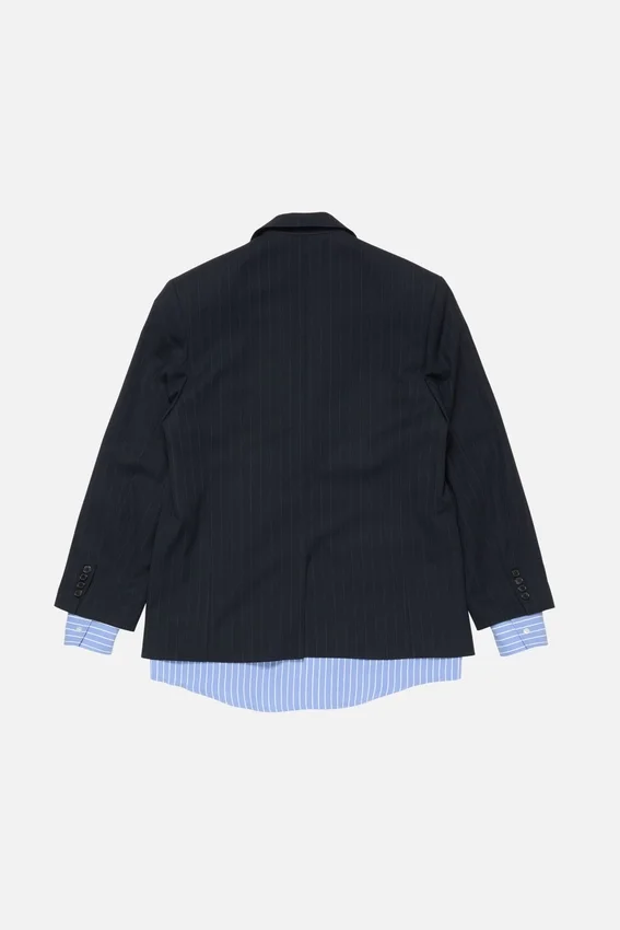 Layered suit jacket