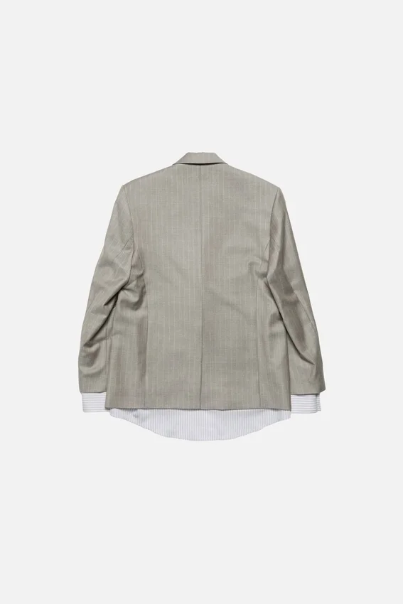 Layered suit jacket