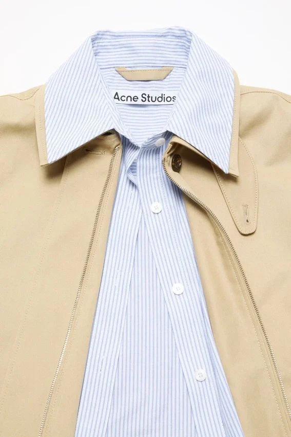 Layered twill jacket