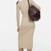 Layered wool dress