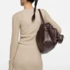 Layered wool dress