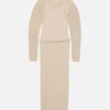 Layered wool dress