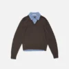 Layered wool sweater
