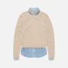 Layered wool sweater