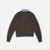 Layered wool sweater