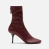 Leather ankle boot