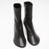 Leather ankle boot