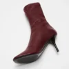 Leather ankle boot