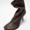 Leather ankle boot