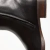 Leather ankle boot
