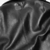 Leather biker jacket