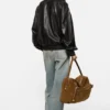 Leather blouson