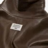 Leather blouson