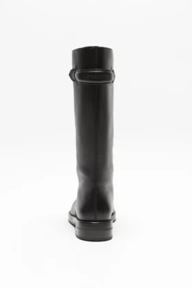 Leather boots