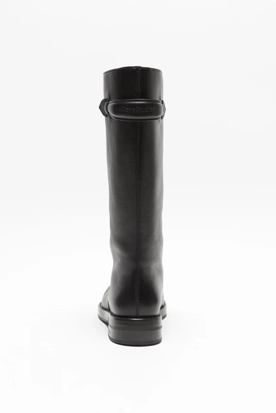 Leather boots