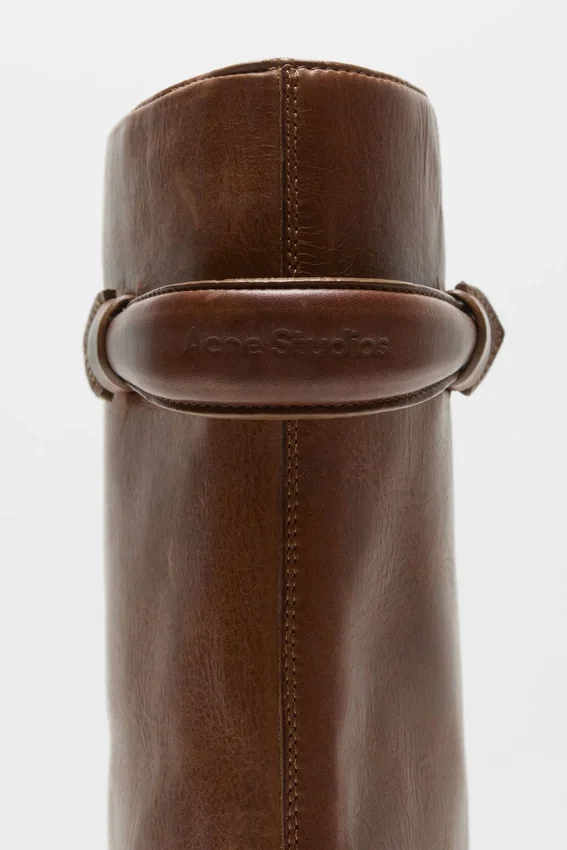 Leather boots