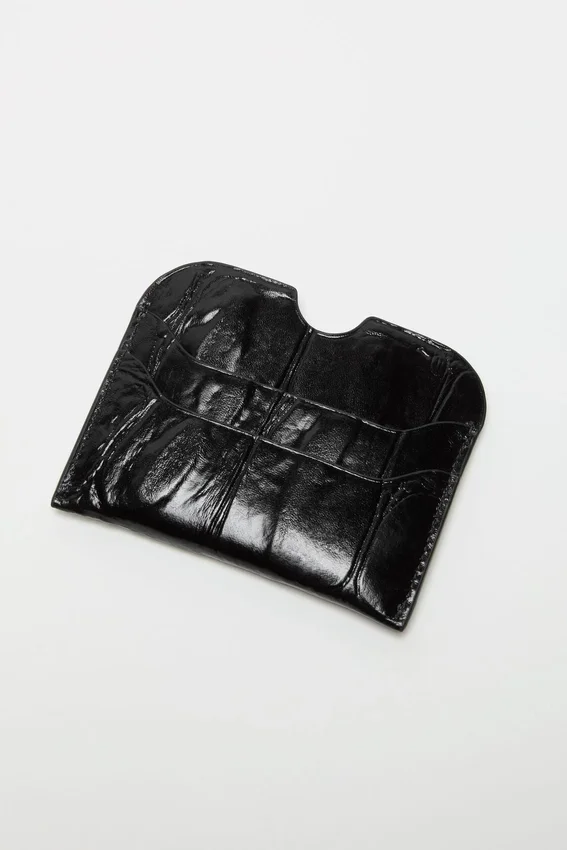Leather card holder