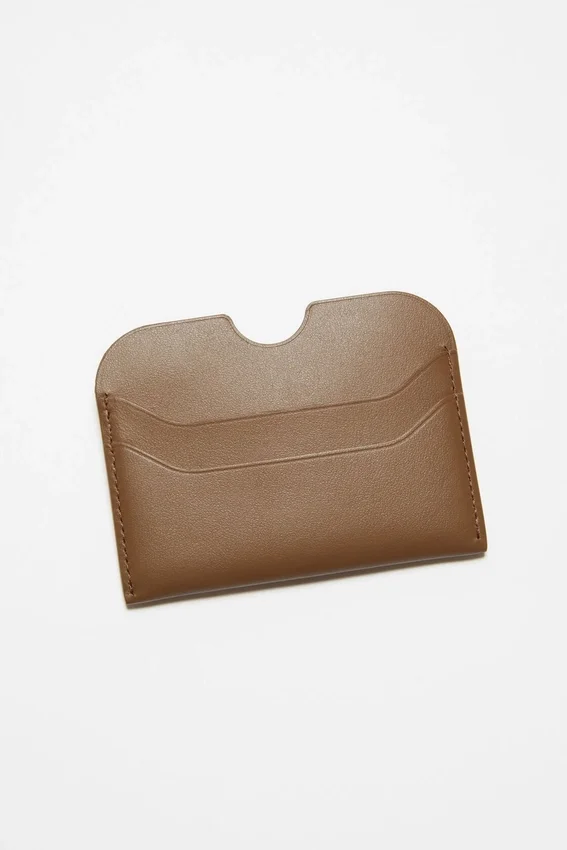 Leather card holder