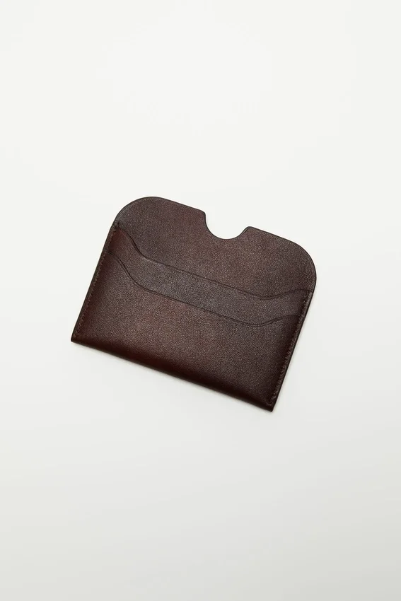 Leather card holder