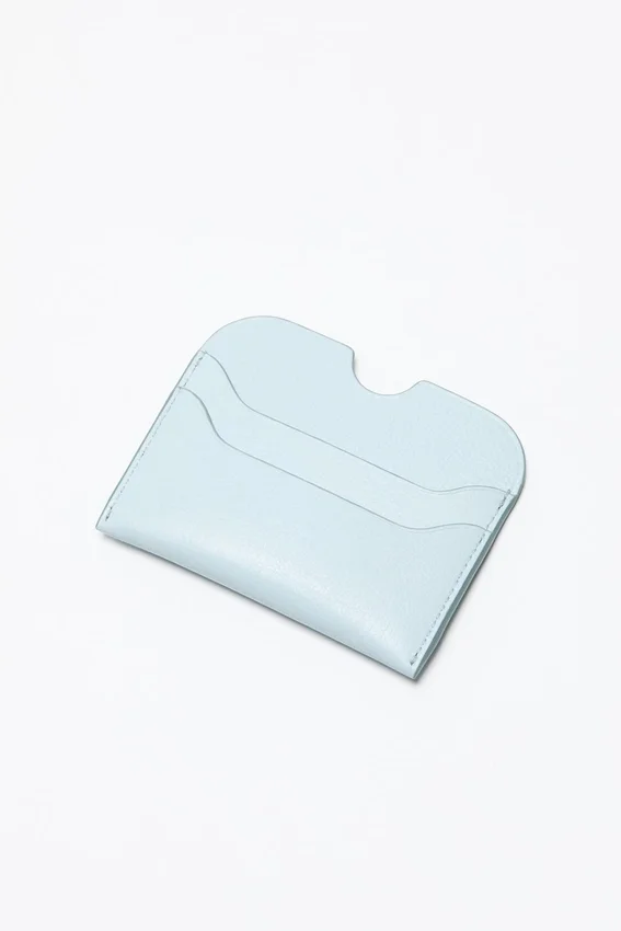 Leather card holder wallet
