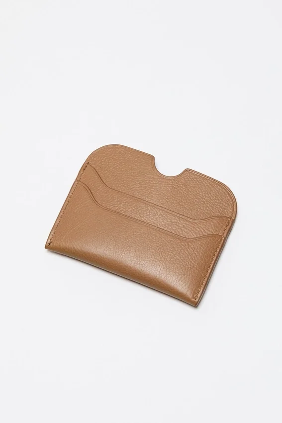 Leather card holder wallet