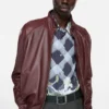Leather jacket