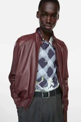 Leather jacket