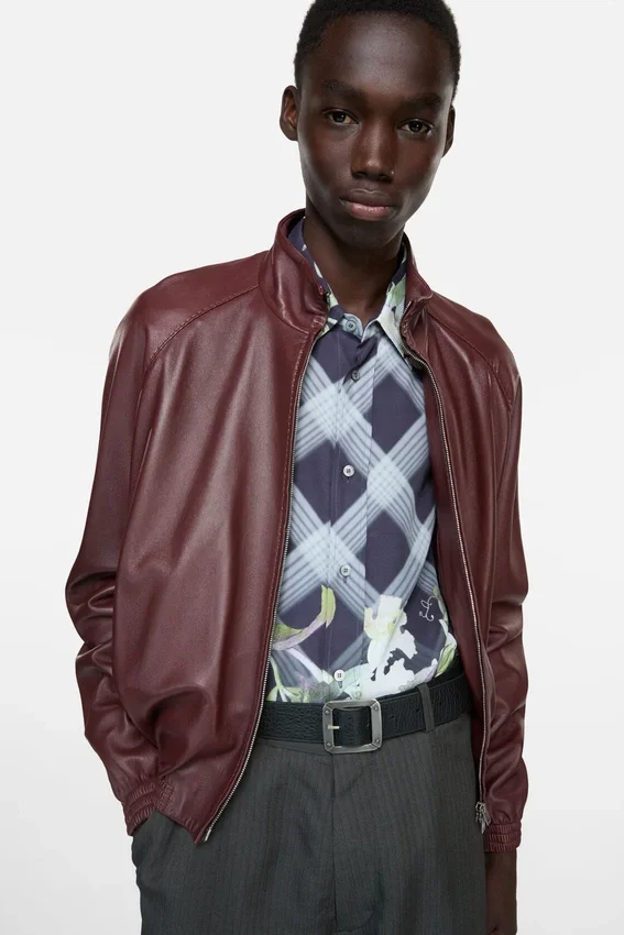 Leather jacket