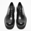 Leather lace-up shoes