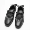 Leather lace-up shoes
