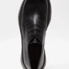 Leather lace-up shoes