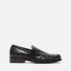 Leather loafers