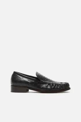 Leather loafers