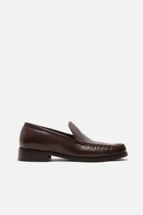Leather loafers