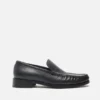 Leather loafers
