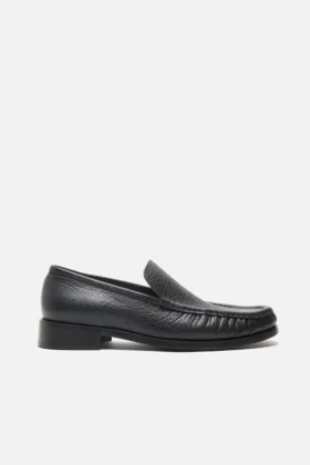 Leather loafers