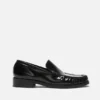 Leather loafers