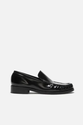Leather loafers