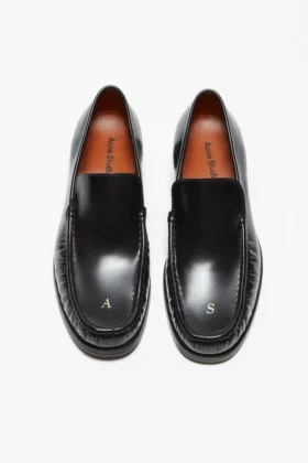 Leather loafers