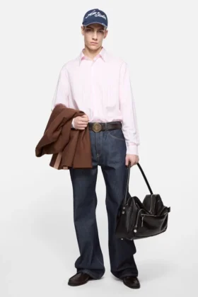 Leather loafers